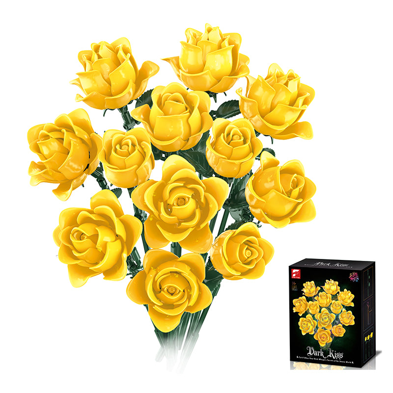 Dark Kiss-Yellow Roses